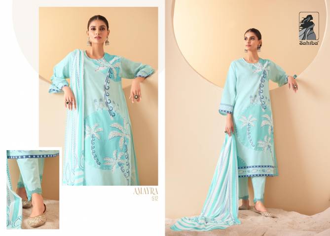 Amayra By Sahiba Digital Printed lawn Cotton Dress Material Wholesale Market In Surat